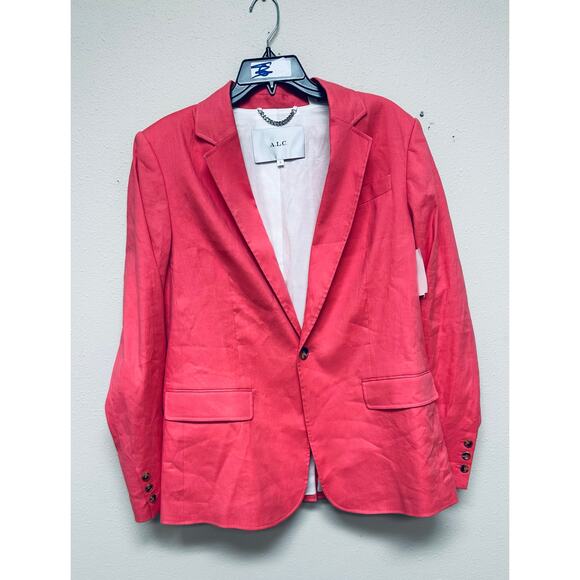 A.L.C. Donivan Linen Blend Women blazer Women US Size 12 - Picture 4 of 5